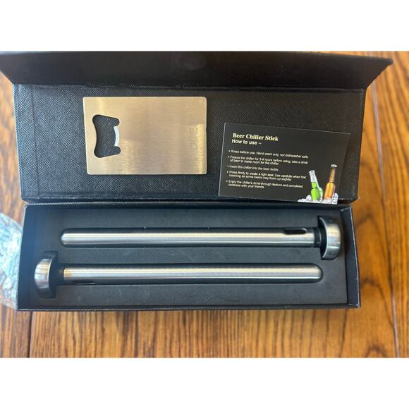 Kollea Beer Chiller Sticks for Bottles w/ Opener Beer Gifts for Men - Picture 3 of 4